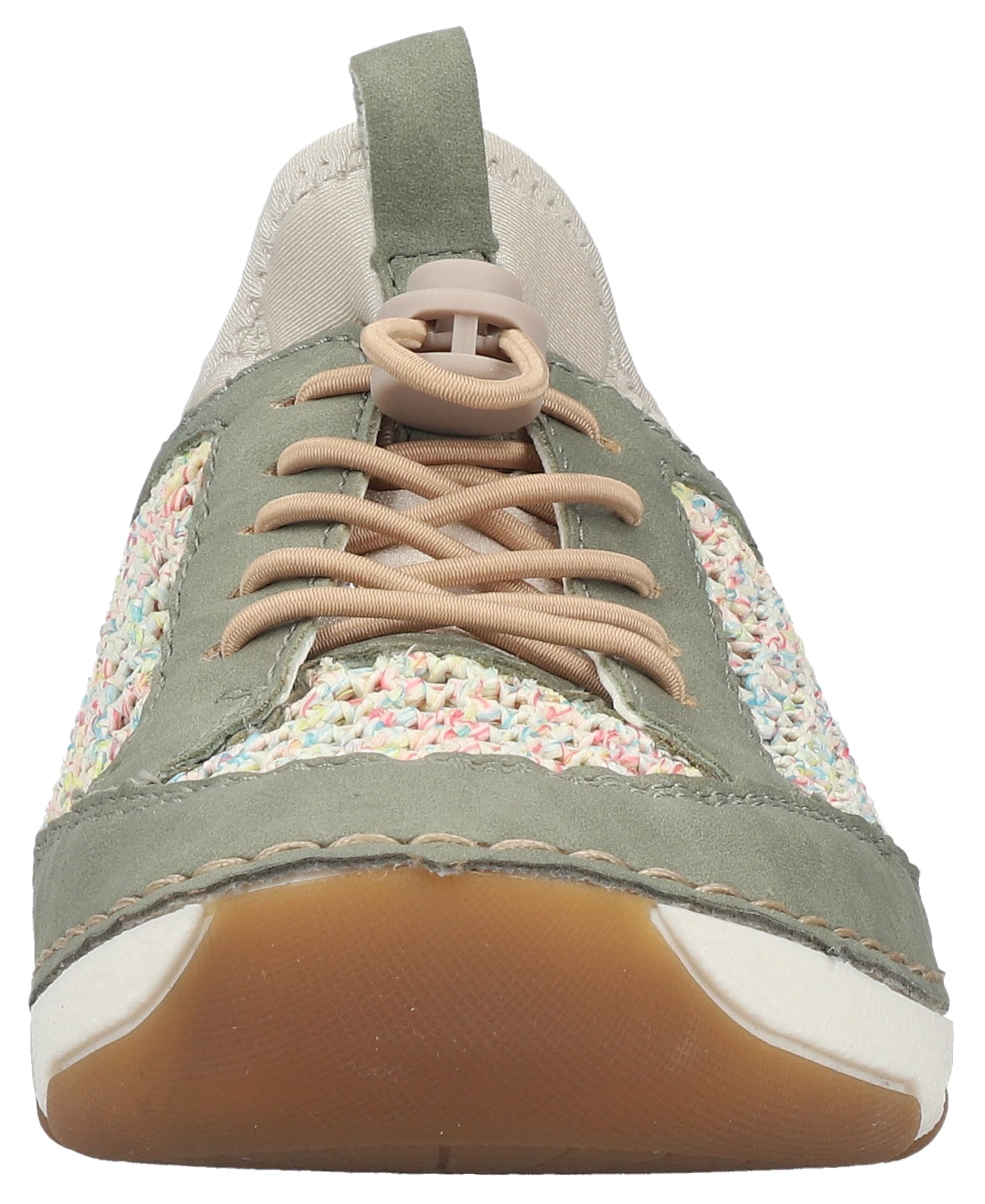Chaussure de sport à lacets Rieker en vert