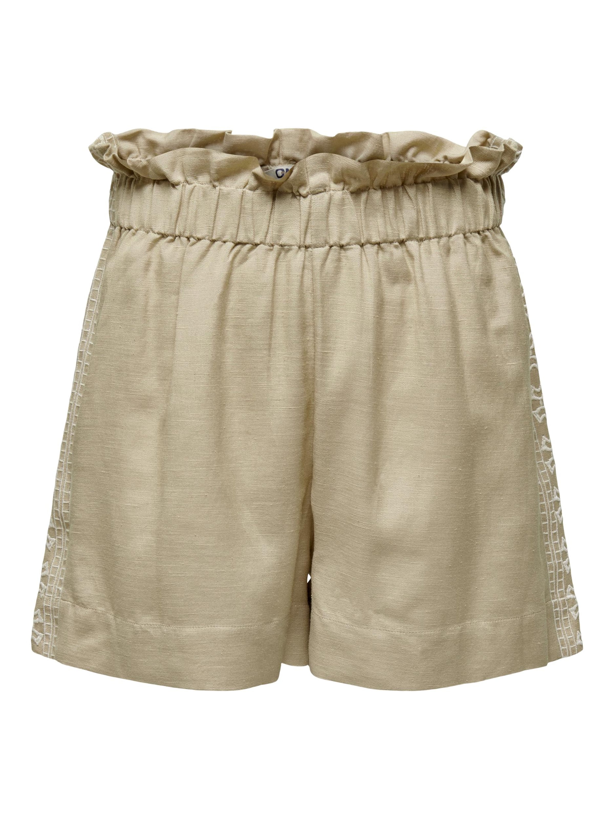 ONLY Regular Pants 'Viva' in Beige: front
