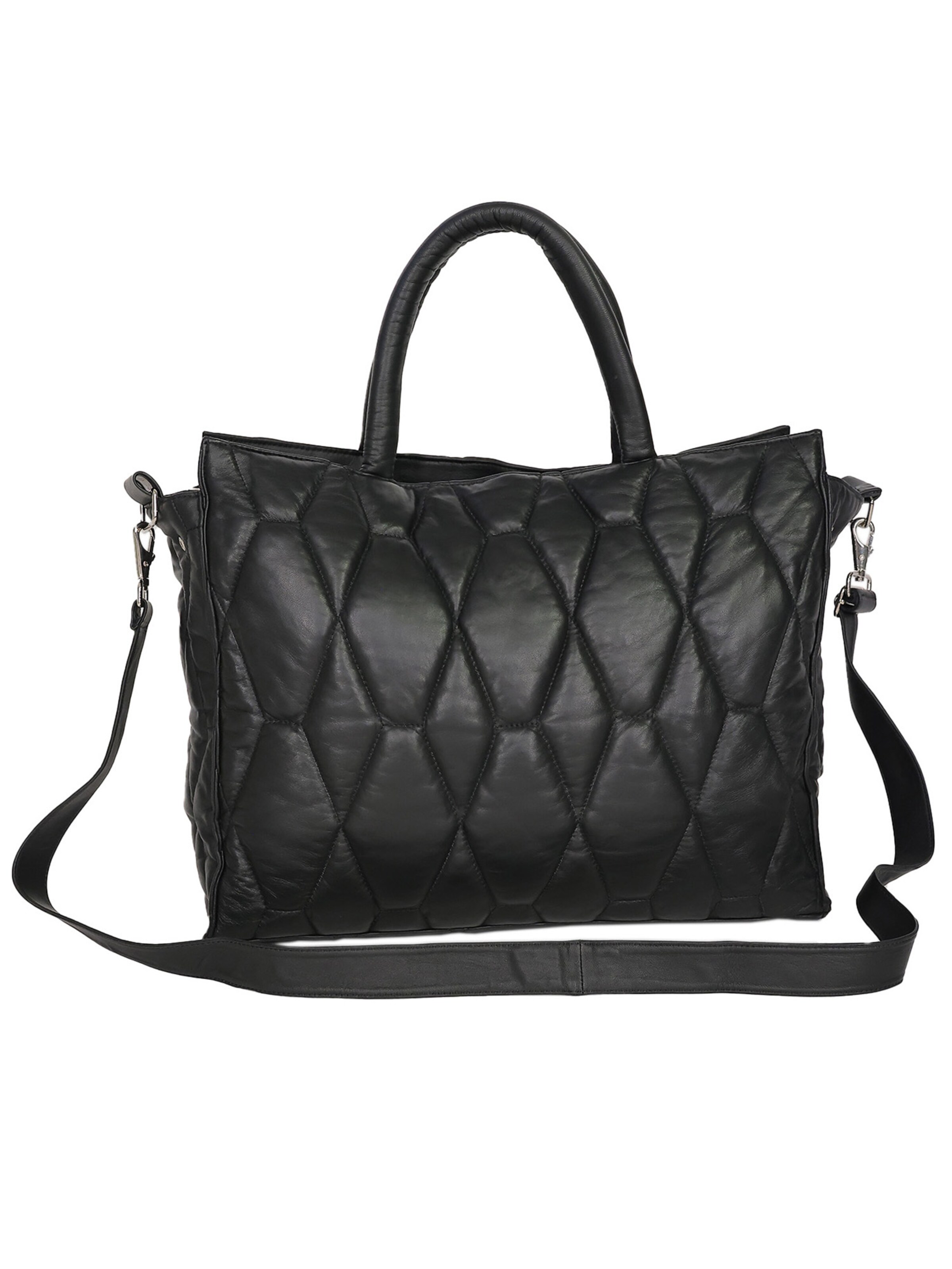 Maze Handtas in Zwart: voorkant