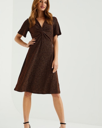WE Fashion Dress in Brown