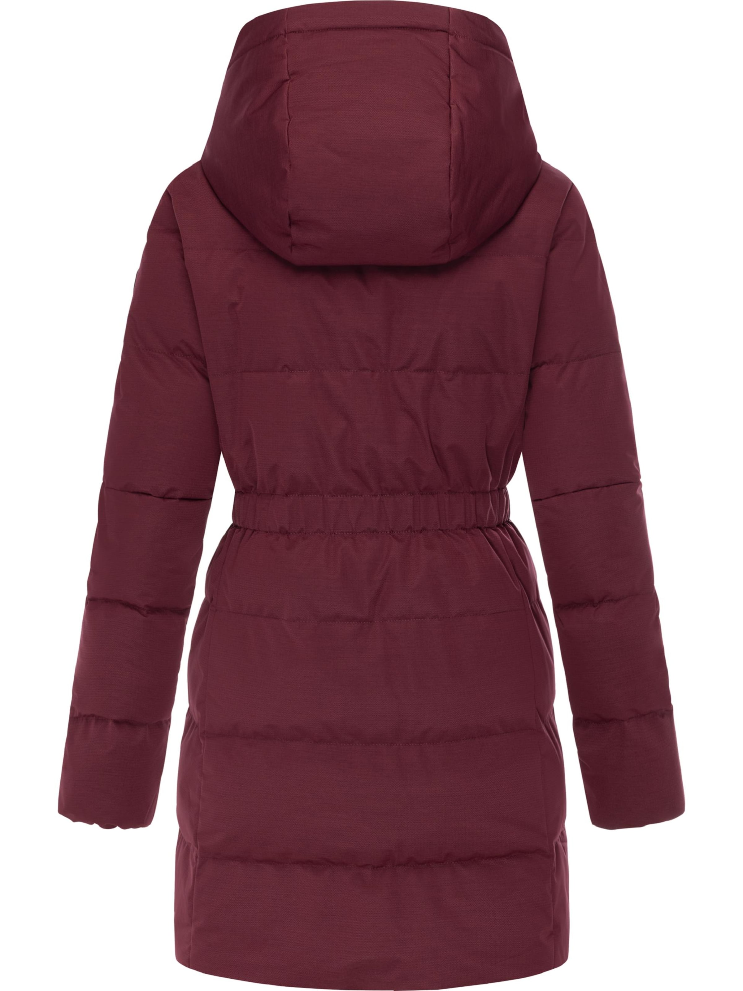 Ragwear Wintermantel 'Niani' in Rood