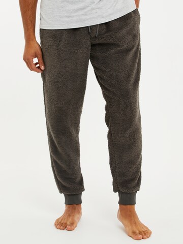 Pantalon de pyjama Threadbare en gris : devant