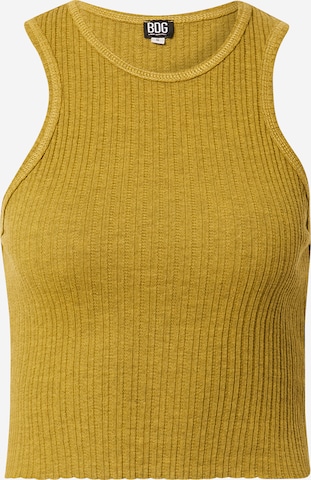 BDG Urban Outfitters Gebreide top in Geel: voorkant