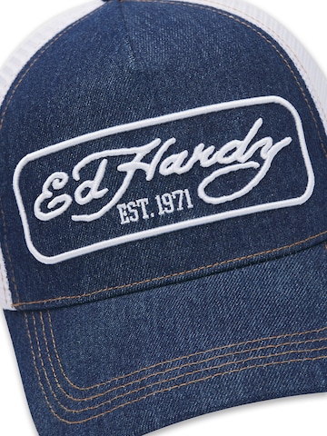 Cappello da baseball di Ed Hardy in blu
