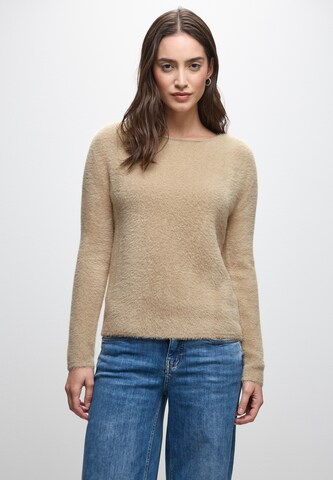 STREET ONE Pullover in Beige: Vorderseite