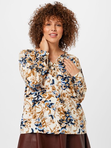 Zizzi - Blusa em bege: frente