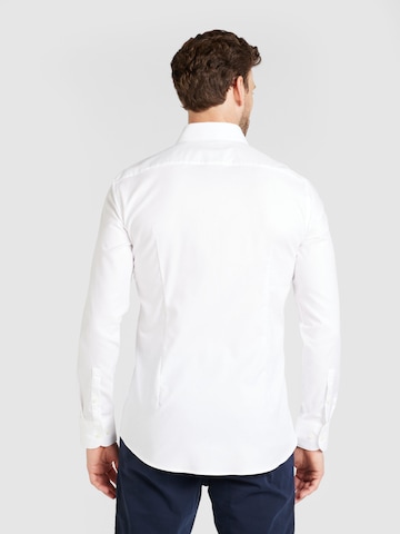 BOSS Slim fit Button Up Shirt 'P-Hank' in White