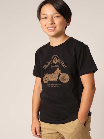 T-Shirt 'Park' Deeluxe en noir : devant