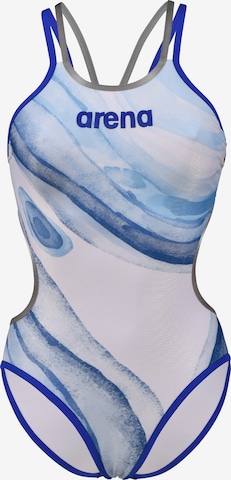 ARENA Спортен бански 'DREAMS' в синьо: отпред