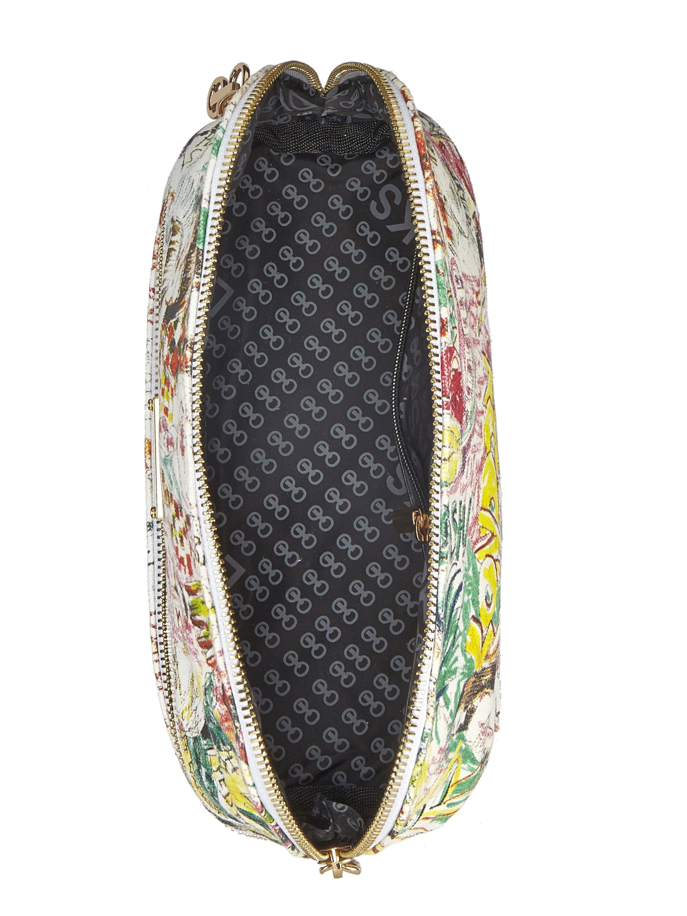 LOOKS by Wolfgang Joop Make up tas 'DOUBLEZIP' in Wit