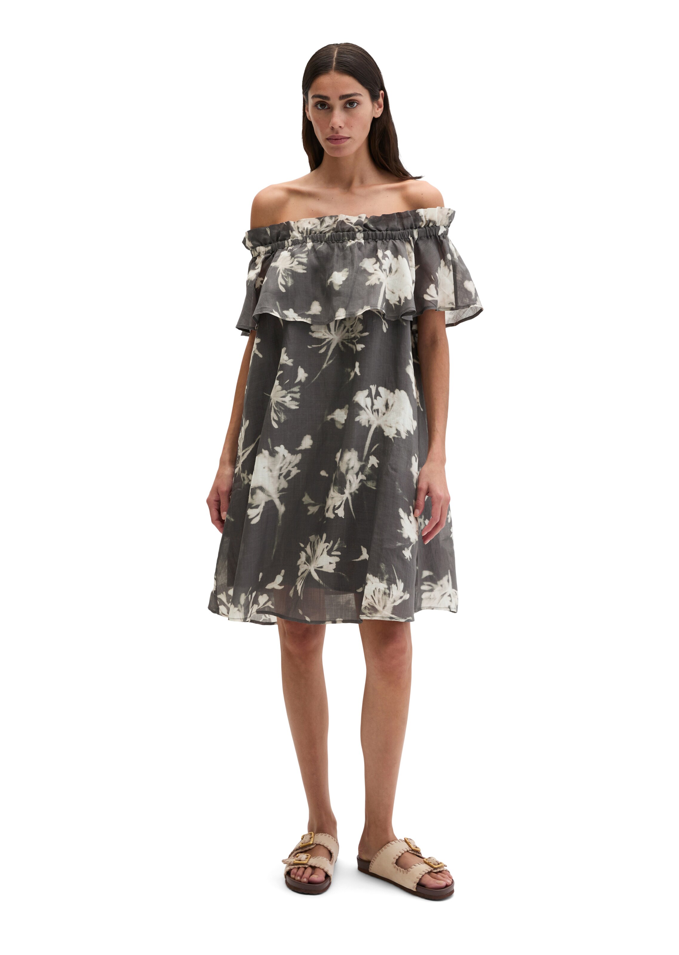 Marc O'Polo Kleid in Grau: Vorderseite