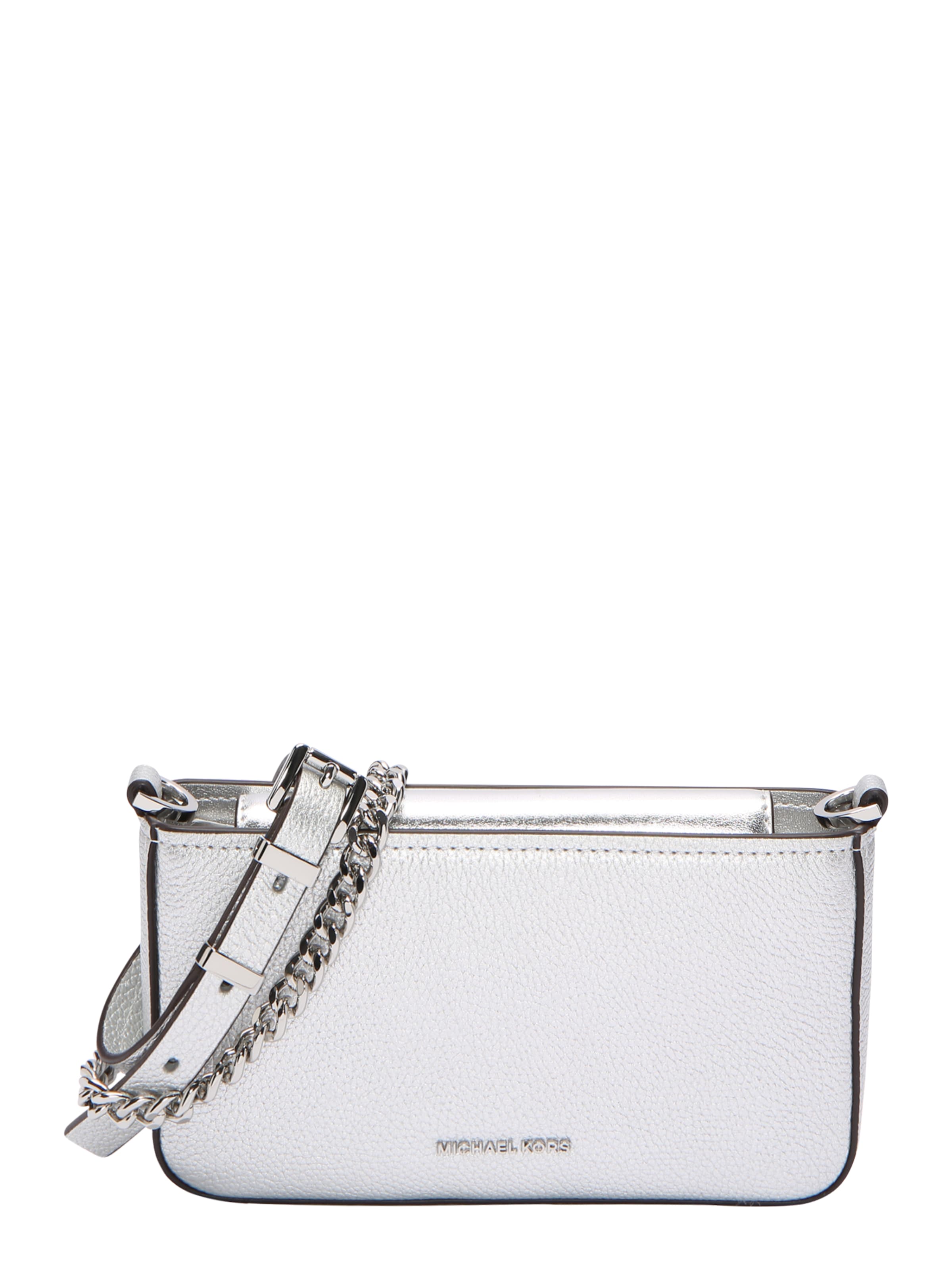 MICHAEL Michael Kors Чанта с презрамки в сребърно: отпред