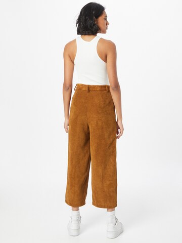 Koton - Pierna ancha Pantalón en marrón