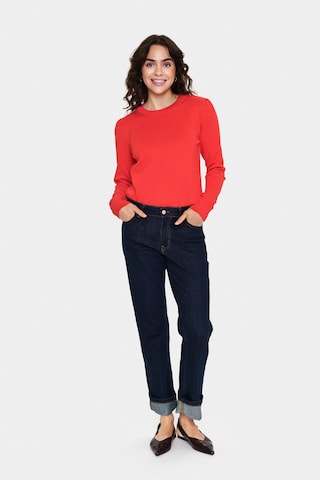 SAINT TROPEZ - Pullover 'MilaSZ' em vermelho