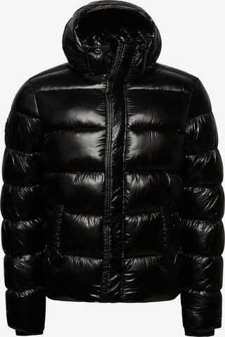 Superdry Between-season jacket in Black: front