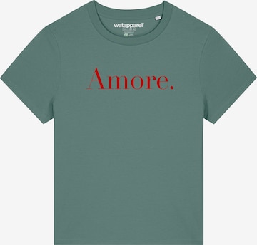 Watapparel Shirt 'Amore' in Green: front