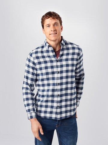 JACK & JONES Regular fit Overhemd 'Jan' in Blauw: voorkant