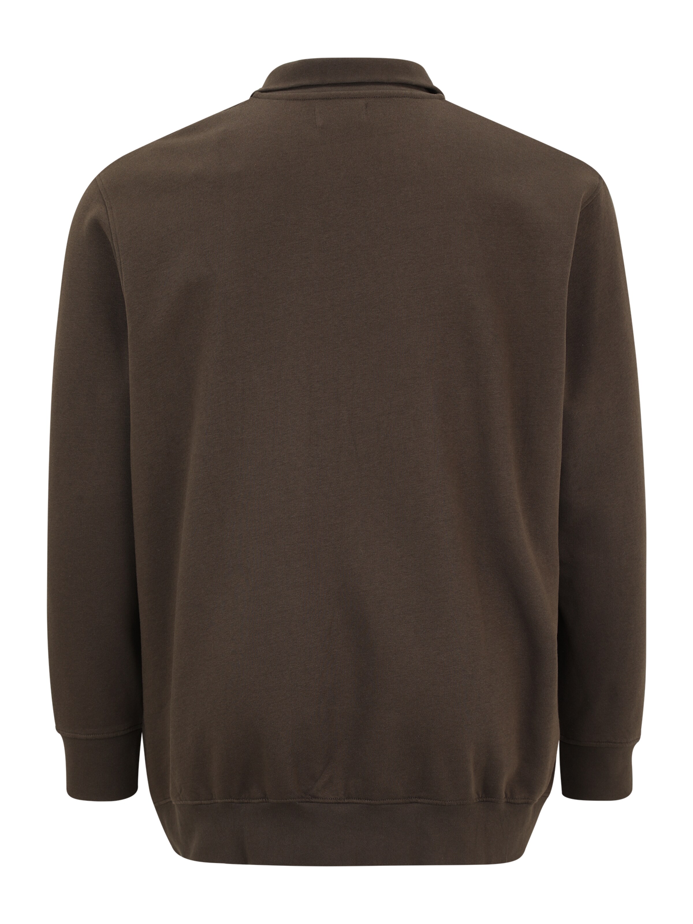 Bluză de molton 'JJESOHO' de la Jack & Jones Plus pe maro