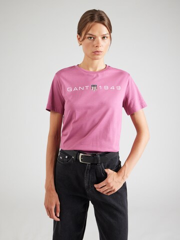 GANT T-Shirt in Pink: Vorderseite