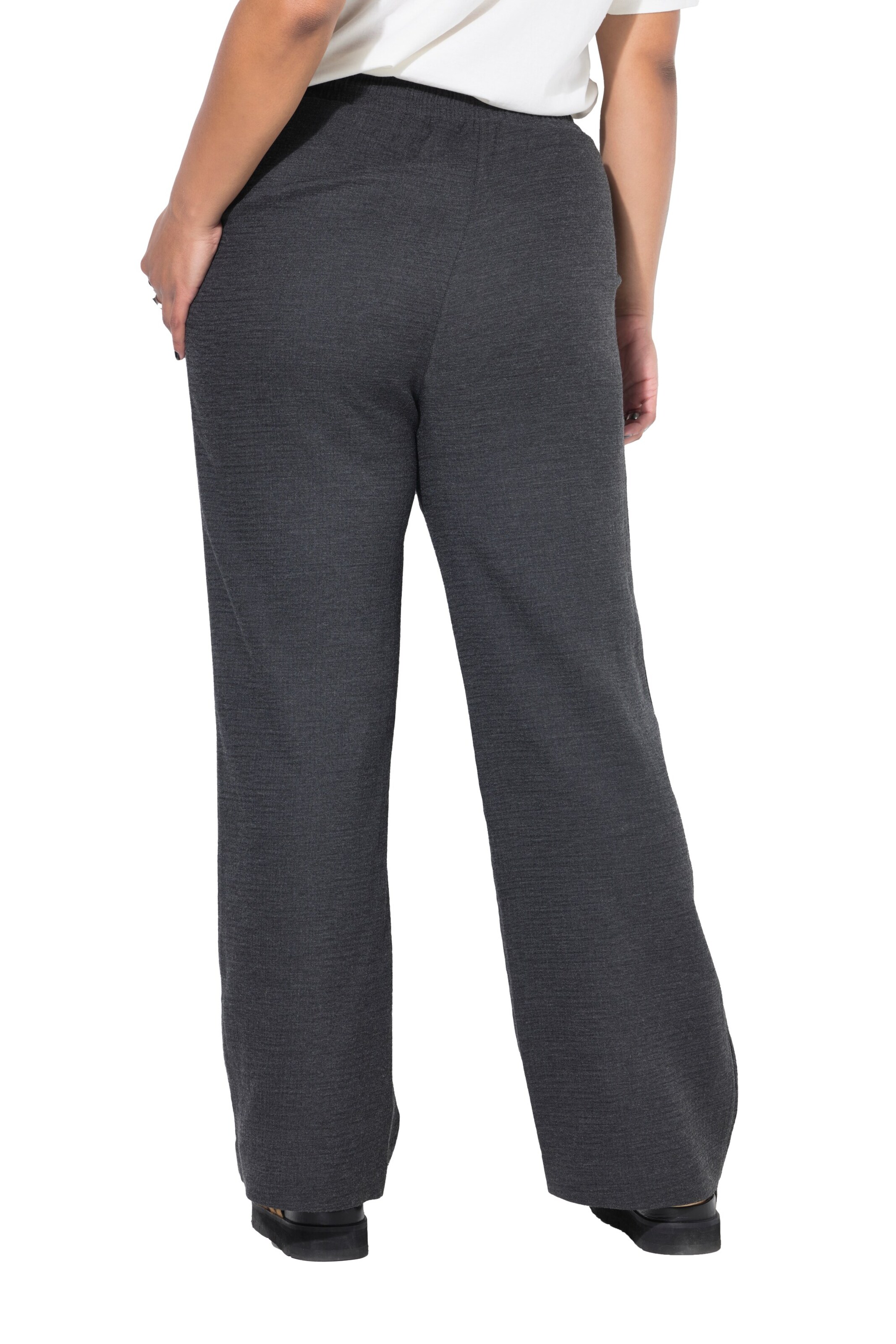 Studio Untold Wide Leg Hose in Grau