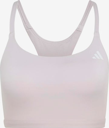 Bustieră Sutien sport 'OPT ESS' de la ADIDAS PERFORMANCE pe mov: față