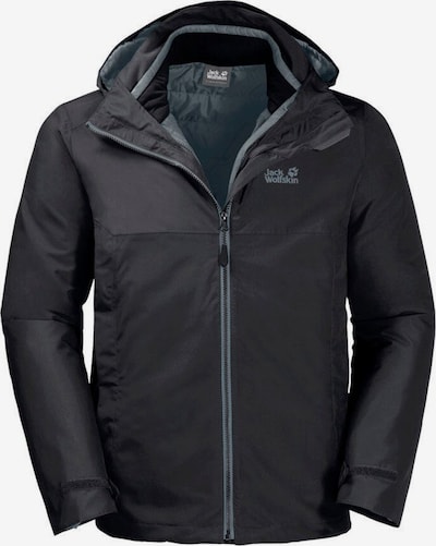 JACK WOLFSKIN Jacke 'North Fjord' in schwarz, Produktansicht