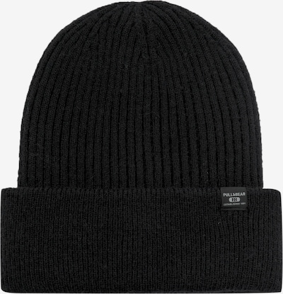 Pull&Bear Bonnet en gris clair / noir, Vue avec produit