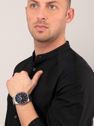 Maserati Analog watch in Silver: front