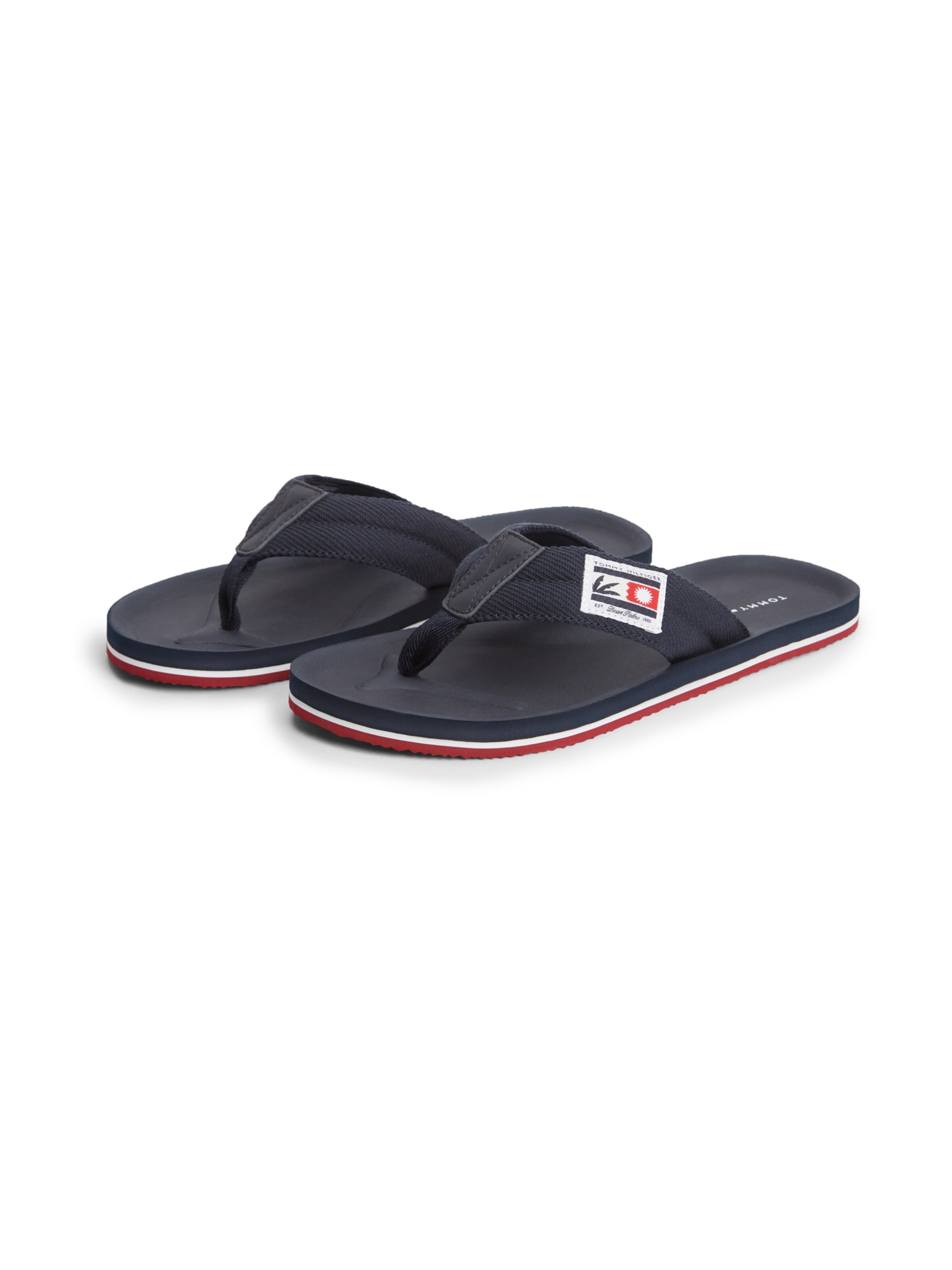 TOMMY HILFIGER T-bar sandals in Blue