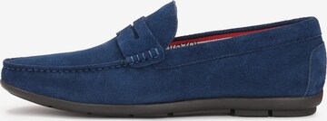 Kazar - Mocasines en azul: frente