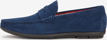 Kazar Mocassins in Blauw: voorkant