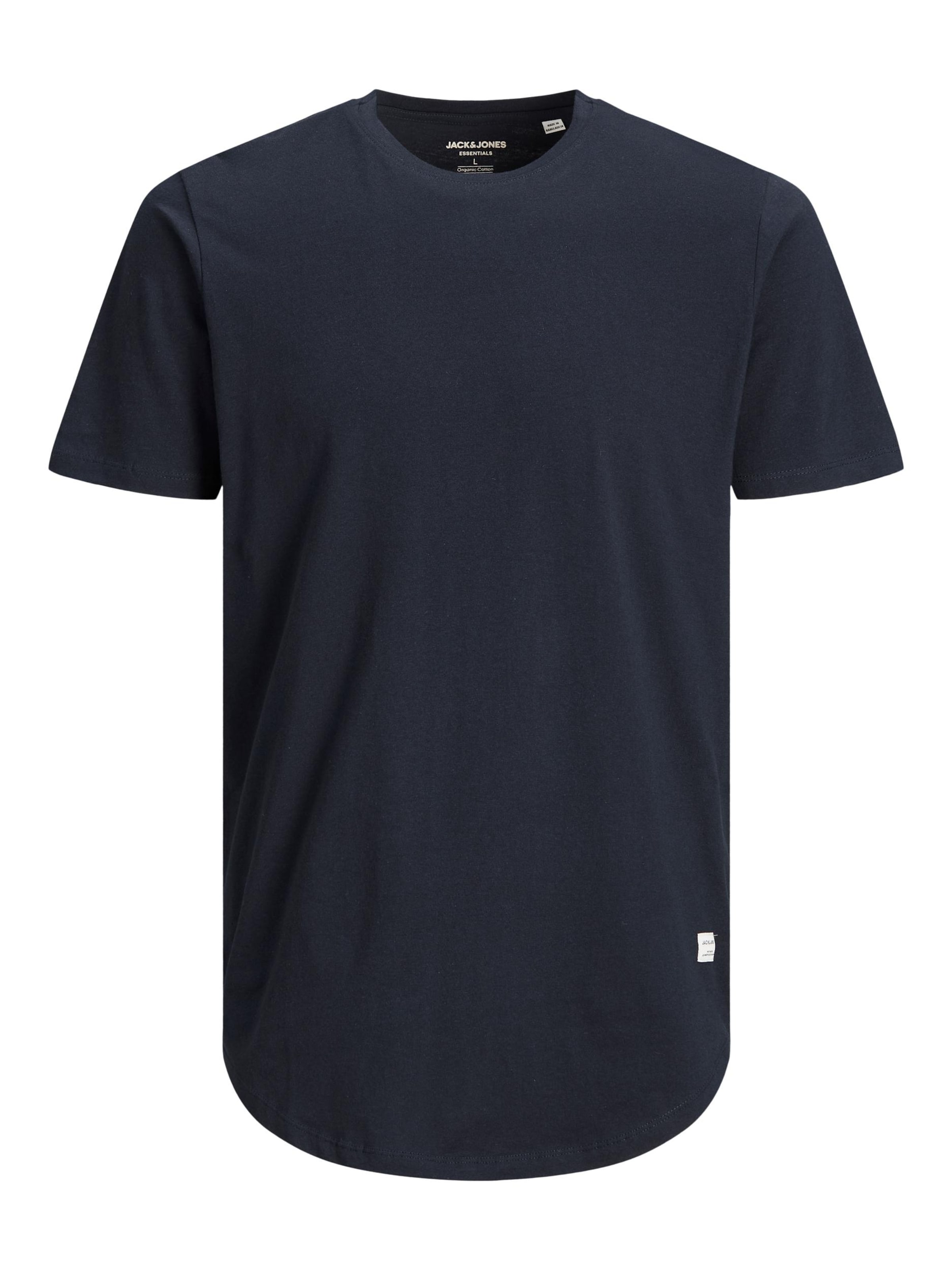 Jack & Jones Plus - Camiseta 'JJENoa' en azul: frente