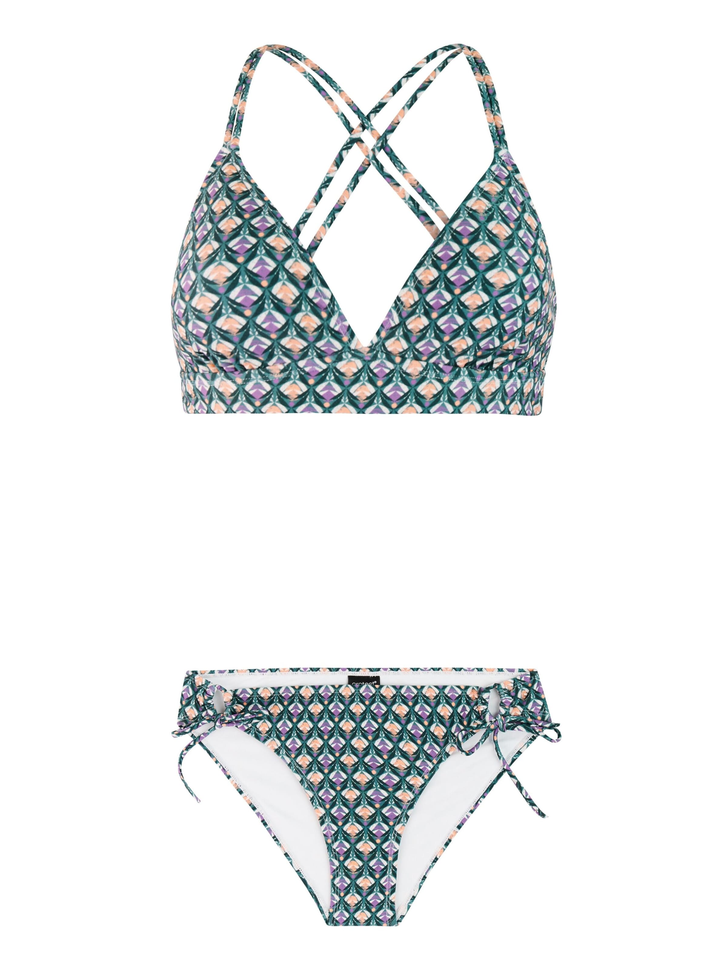 PROTEST Bikini 'PRTLock' in Groen: voorkant