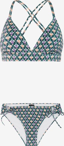 PROTEST Bikini 'PRTLock' in Groen: voorkant