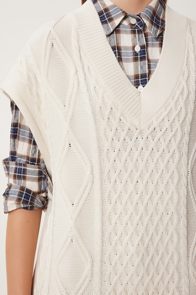 Happiness İstanbul Pull-over en XS-XL en beige clair, Vue avec produit