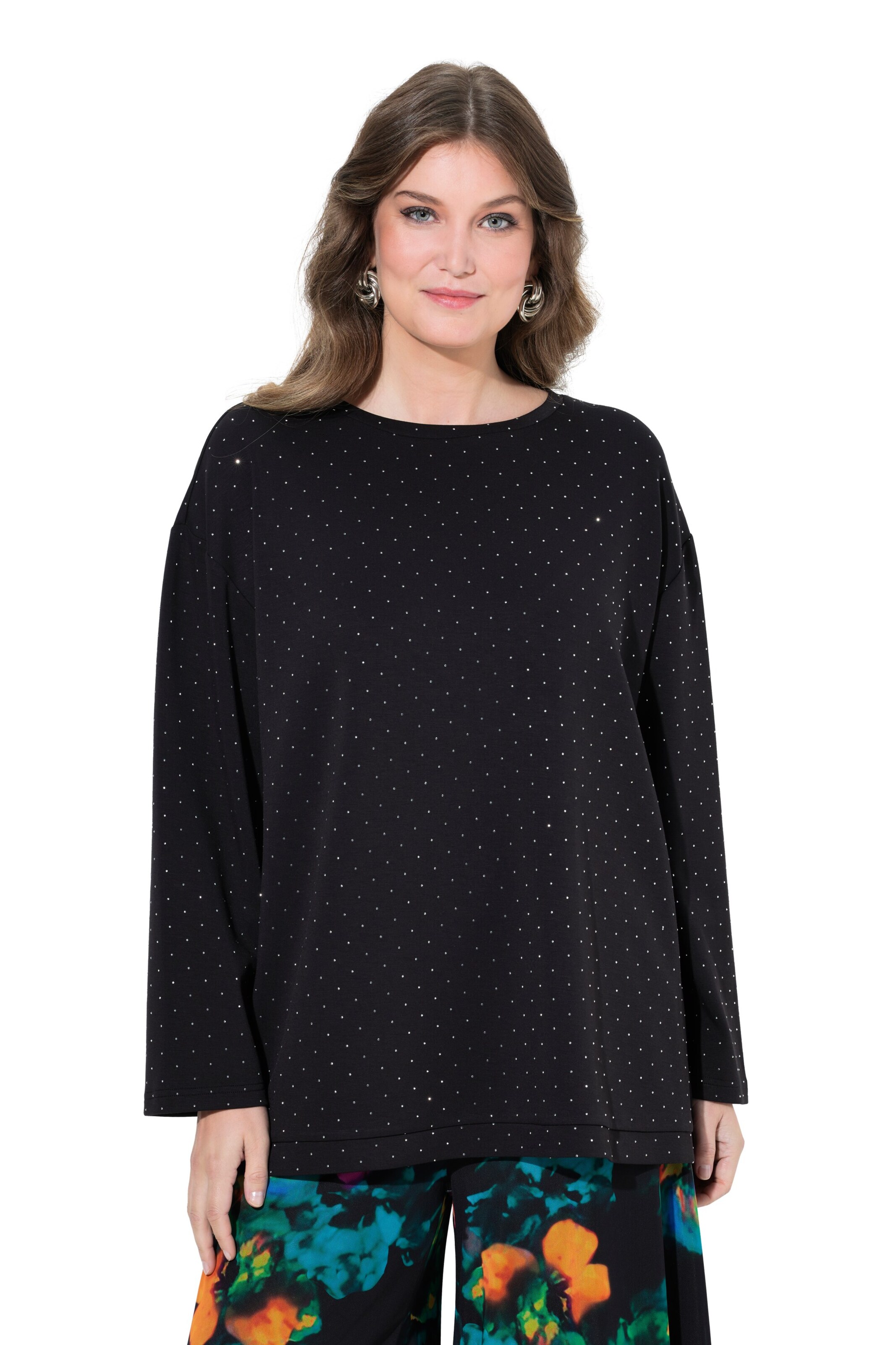MIAMODA Sweatshirt in Schwarz: Vorderseite