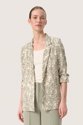 SOAKED IN LUXURY - Blazer 'Shirley' en beige: frente