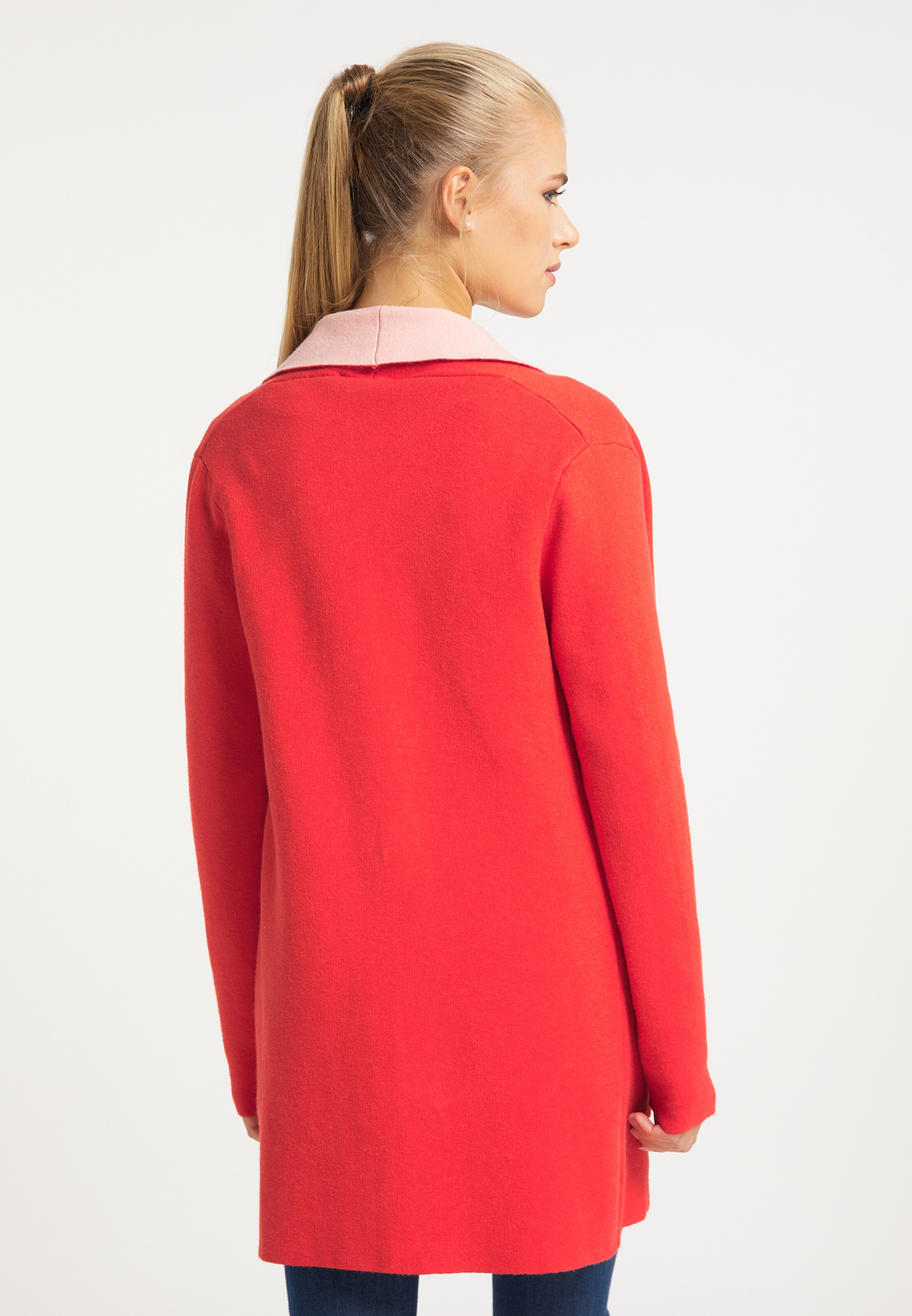 Frauen Pullover & Strick usha BLUE LABEL Strickjacke in Lachs - VN32945 Frauen Pullover & Strick usha BLUE LABEL Strickjacke in Lachs - VN32945