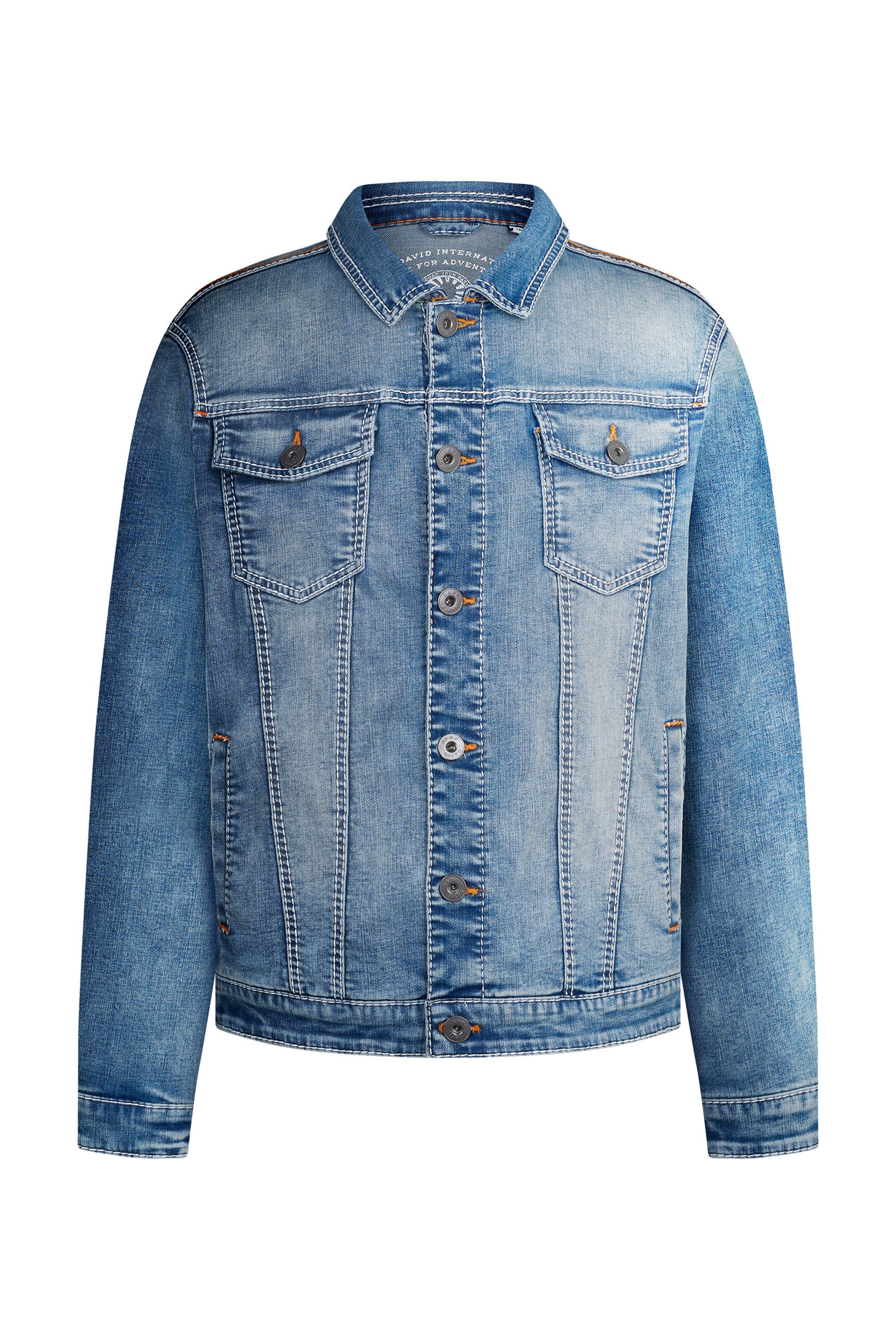 CAMP DAVID Between-Season Jacket in Blue: front