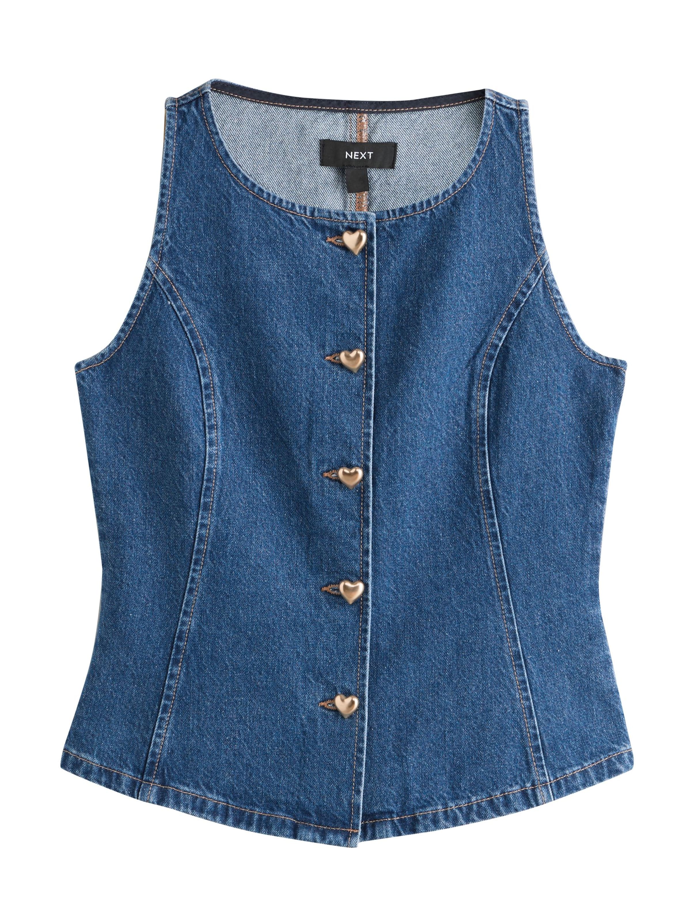 Next Veste, krāsa - zils džinss, Preces skats