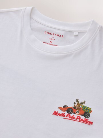 T-Shirt Next en blanc