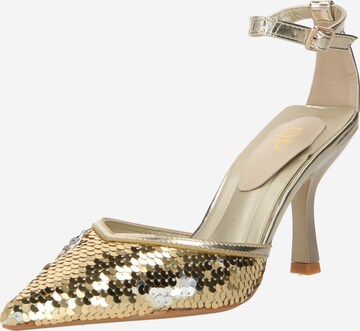 Dorothy Perkins Slingback Pumps in Gold: front