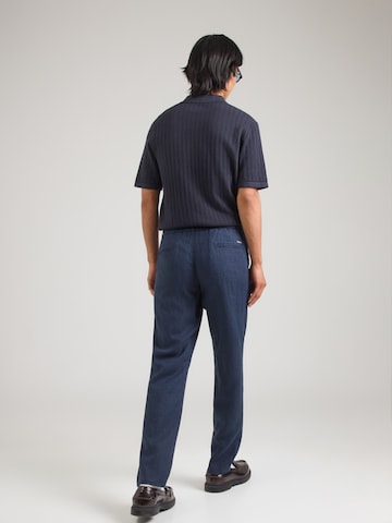 Bruun & Stengade Normální Chino kalhoty 'Ginos' – modrá