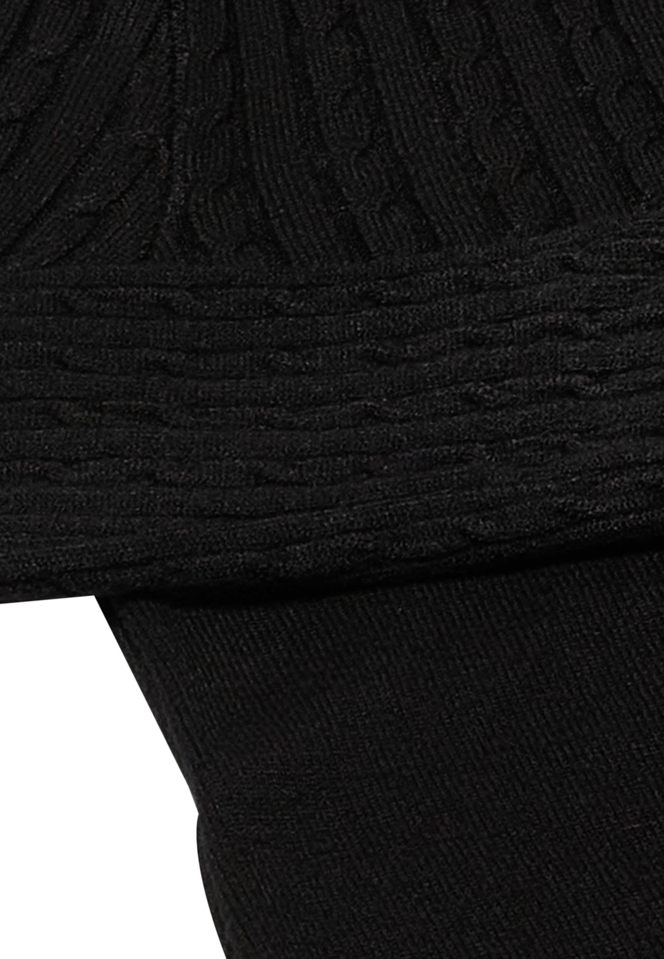 Jalene - Vestido de malha em preto