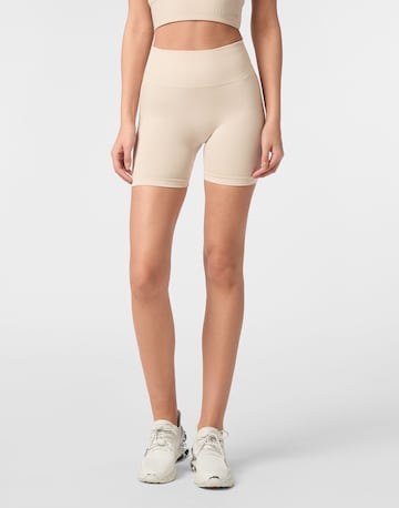 Plein Sport Skinny Sporthose in Grau: Vorderseite