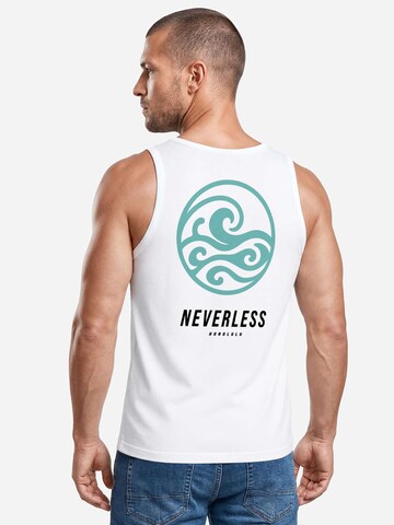 Neverless Shirt 'Wave' in Blue