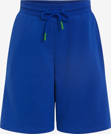 OUI Loosefit Broek in Blauw: voorkant