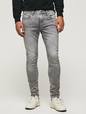 Slimfit Jeans 'Finsbury' de la Pepe Jeans pe gri: față