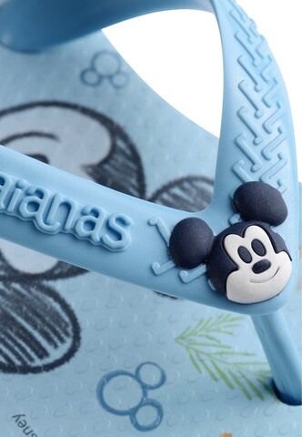 Chaussures ouvertes 'Disney Classics' HAVAIANAS en bleu
