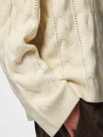 PIECES Pullover 'PCKATHY' in Beige